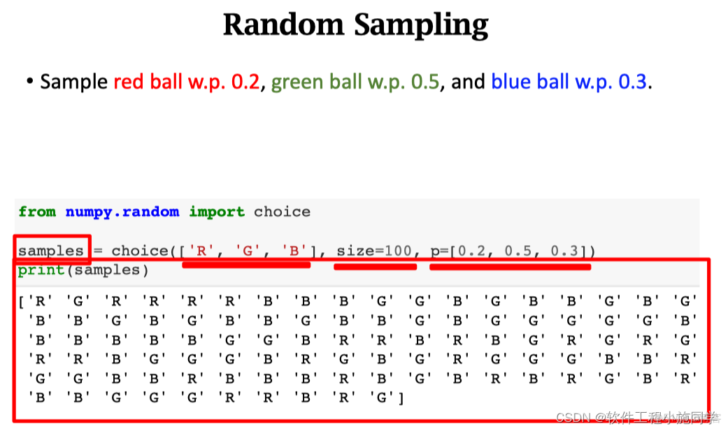 机器学习 python 随机抽样random sampling 代码_机器学习