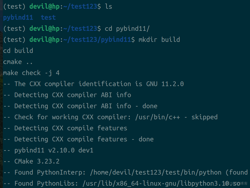 使用pybind11为Python编写一个简单的C语言扩展模块_扩展模块_04