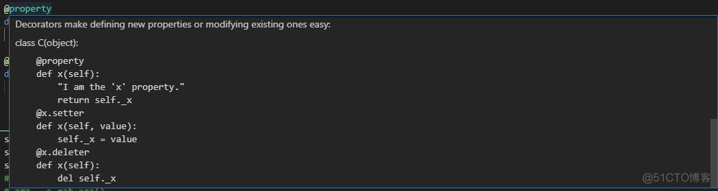 Python的@property_下划线