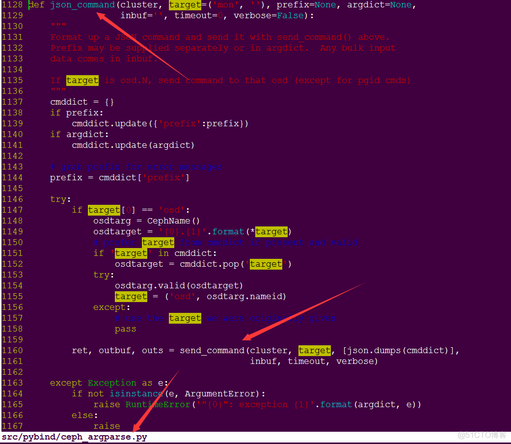 【ceph】ceph命令处理流程代码分析（终端敲命令之后发生的事）_python_03