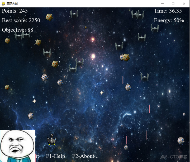 【Pygame实战】星战领衔，修仙种田，四月我们能玩到什么游戏？这款《星际大战》不容错过啦~_游戏源码_09
