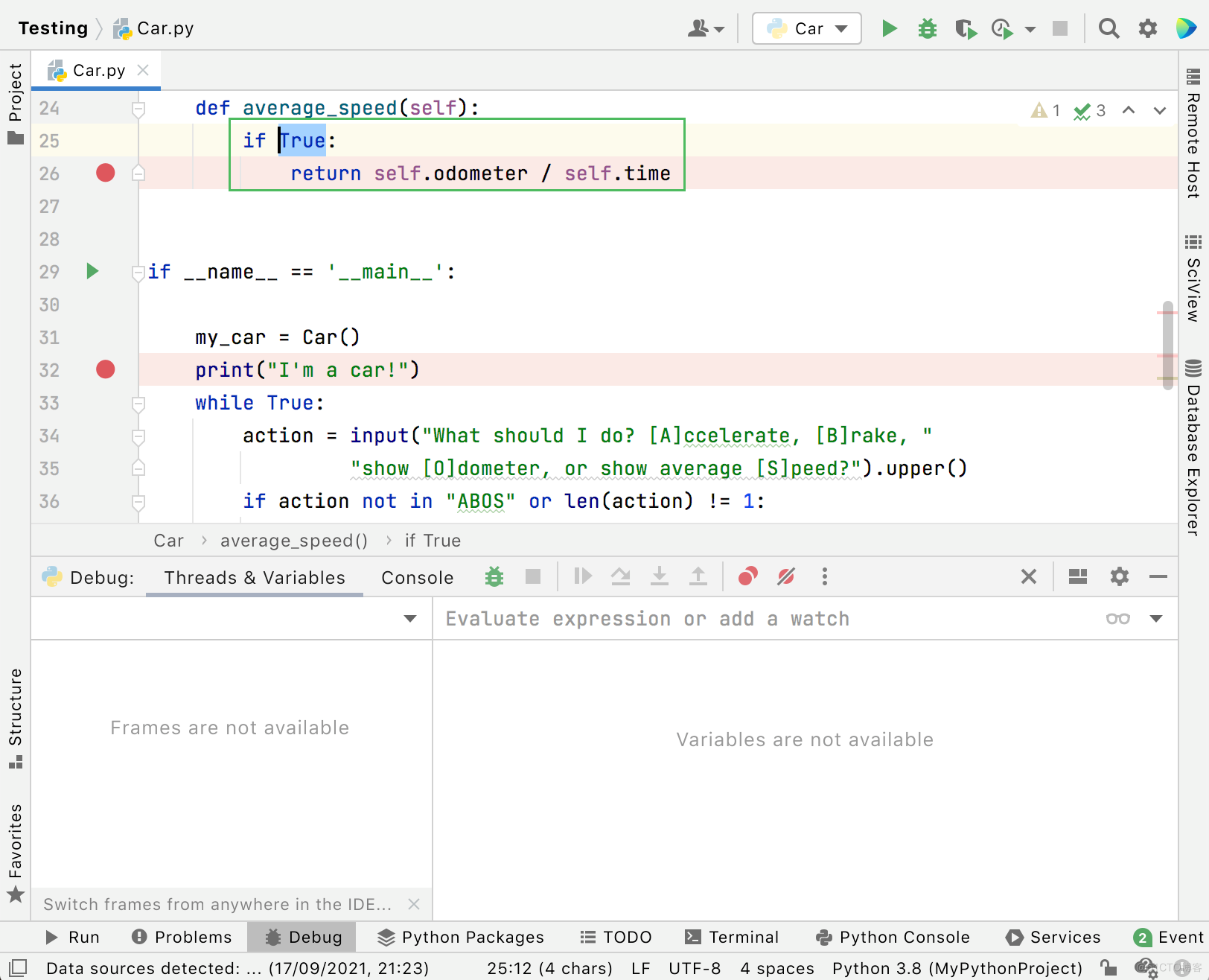 Python开发工具PyCharm使用教程：如何调试python应用程序_pycharm_09