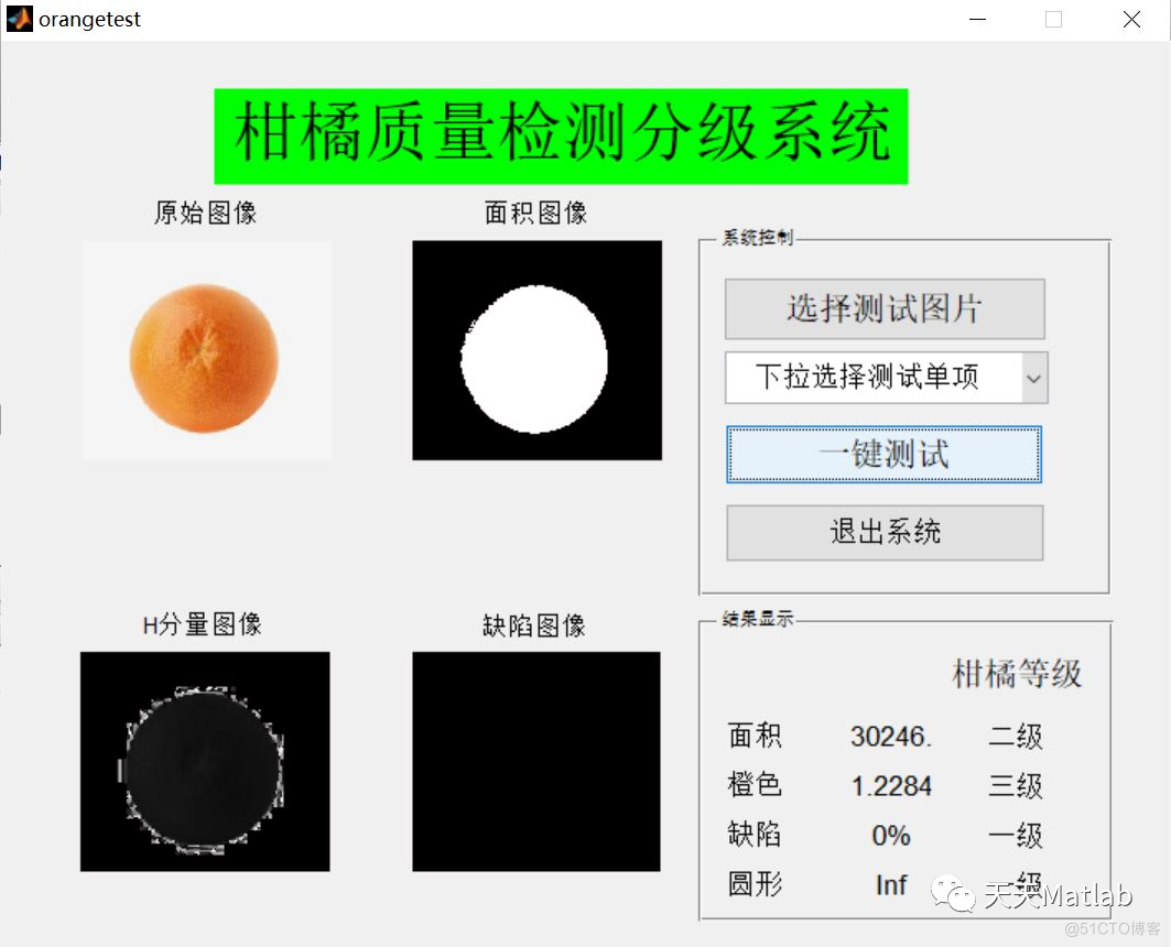 【水果检测】基于计算机视觉实现柑橘质量检测及分级系统含Matlab源码_计算机视觉_02