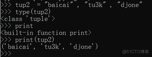  Python之元组学习_内置函数