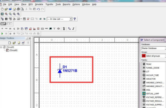 Multisim绘制1N5271B二极管方法分享