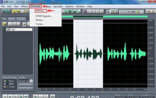 cool edit pro将乐段设置成静音教程分享