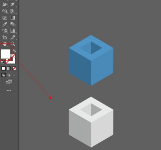 Illustrator制作矢量立方体背景步骤分享
