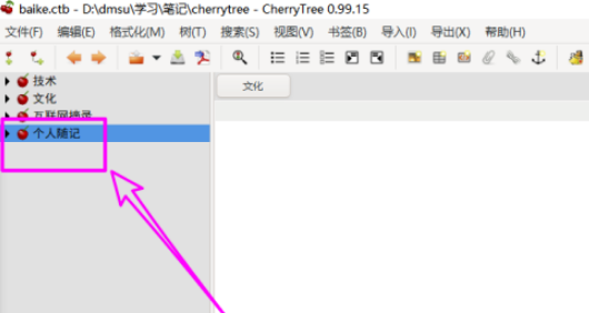 CherryTree节点导出到pdf方法介绍