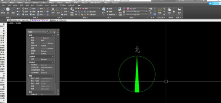 AutoCAD旋转指北针流程分享