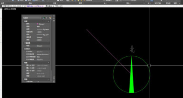 AutoCAD旋转指北针流程分享