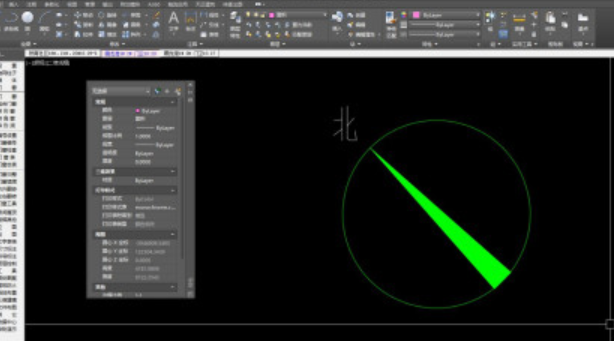 AutoCAD旋转指北针流程分享
