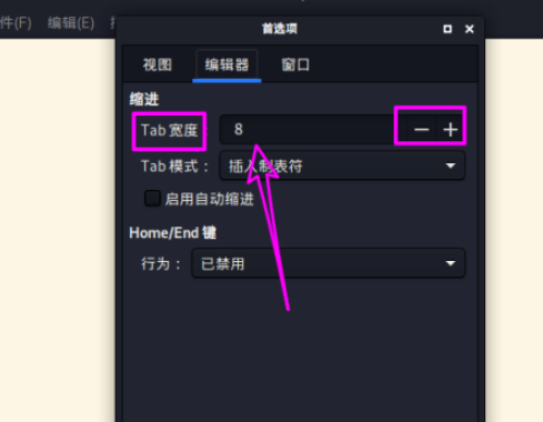 kali文本编辑器更改tab宽度步骤介绍