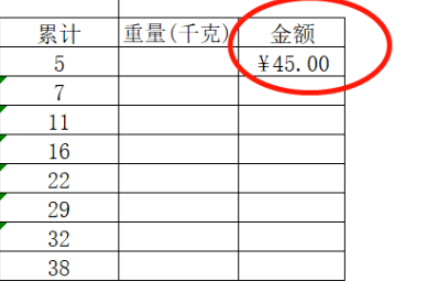 excel表格数值设置为会计专用教程分享