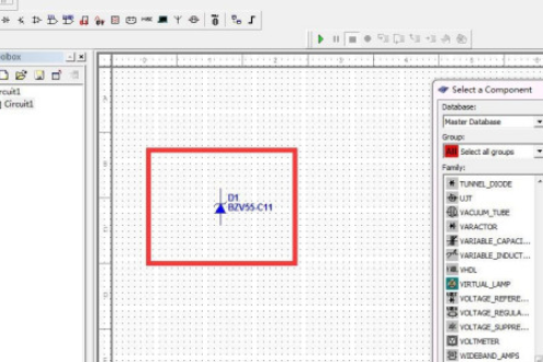 Multisim绘制BZV55-C11二极管步骤介绍