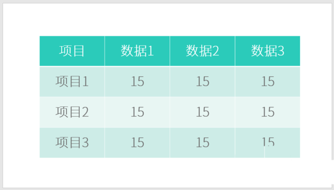 ppt制作表格单元格实现凹凸效果的操作步骤