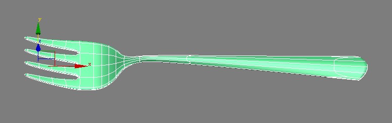 3DMAX设计出叉子建模的操作步骤