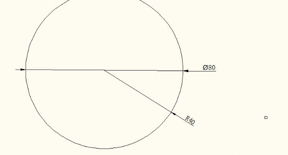 AutoCAD 2010怎么标注圆的半径与直径？