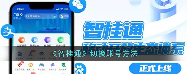 《智桂通》切换账号方法