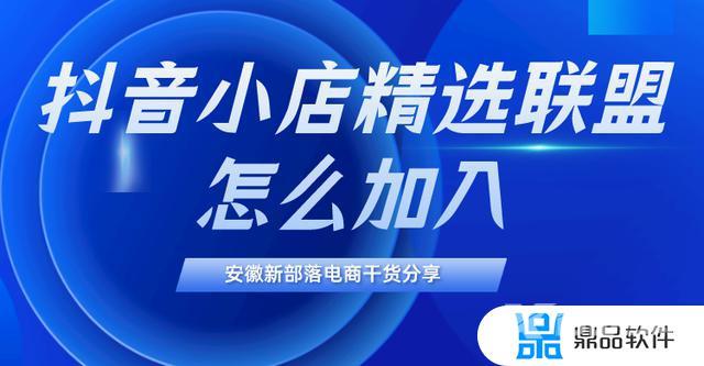 抖音精选联盟平台入口(抖音精选联盟平台)