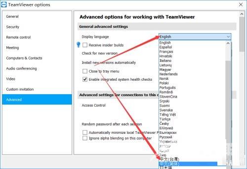 TeamViewer怎么设置中文