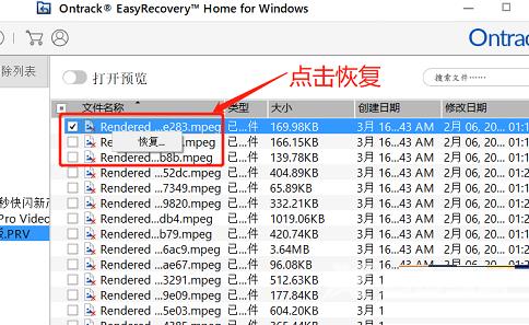EasyRecovery如何恢复视频