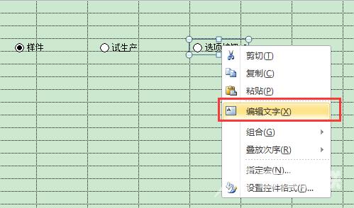 excel如何设置选项按钮 excel表格做按钮功能教程