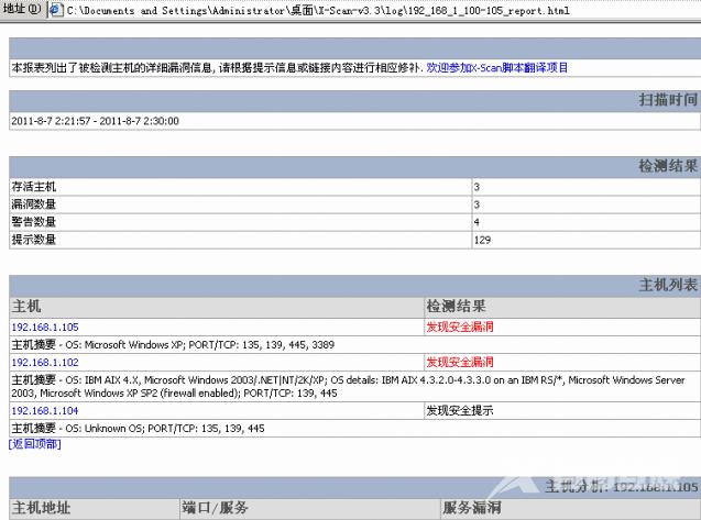 x-scan扫描工具使用教程