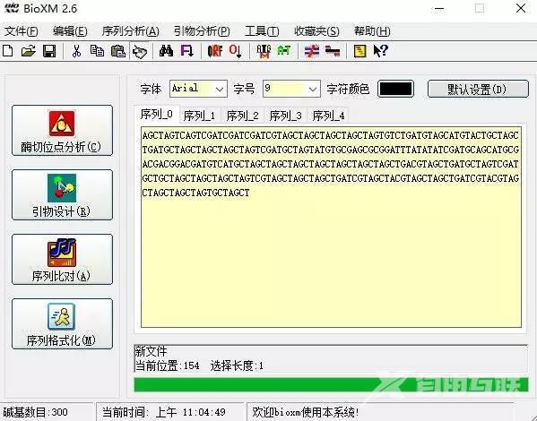 BioXM怎么序列比对方法教程