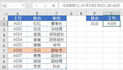 Excel逆向查询怎么做?Excel逆向查询的4个小技巧