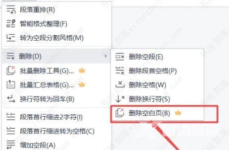 WPS文字怎么删除多余的空白页面？