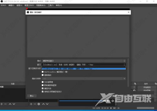 OBS Studio捕获进程的方法教程