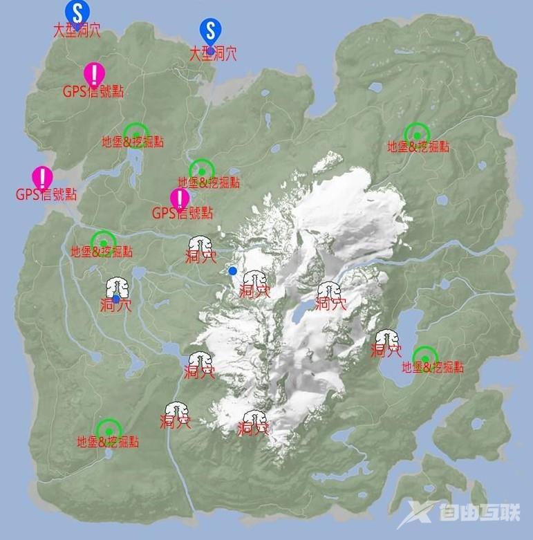 森林之子全收集地图 森林之子地图全收集坐标位置点地图