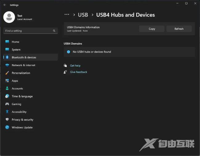 Windows 11 Build 25314 预览版中如何启用 USB4 专用设置页面