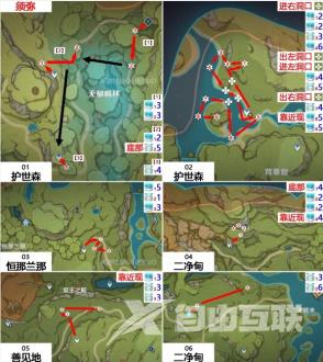 原神3.6蕈兽速刷路线 原神3.6版本212个蕈兽位置图大全