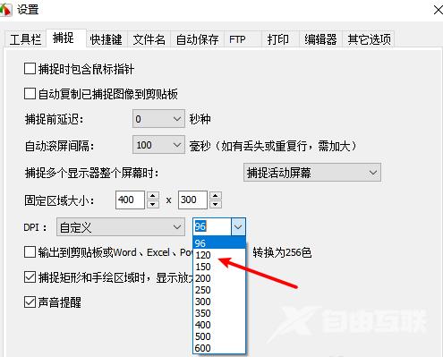 FastStone Capture怎么设置dpi