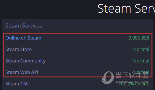 steam网络情况