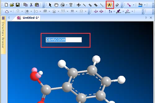 ChemOffice绘制立体模型