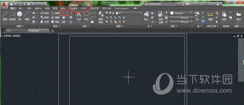 AutoCAD2019画边框