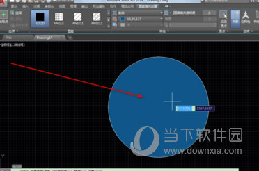 AutoCAD2019填充颜色