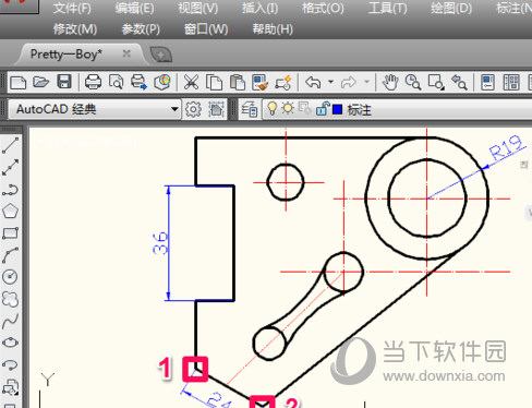 AutoCAD2019标注尺寸