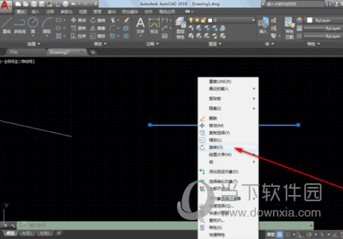 Autocad2019如何画固定长度角度