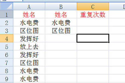 表格示例