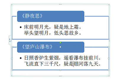 PPT多段文字排版