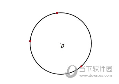 几何画板如何构造过三点的圆