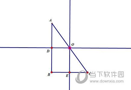 几何画板如何画直角三角形的外接圆