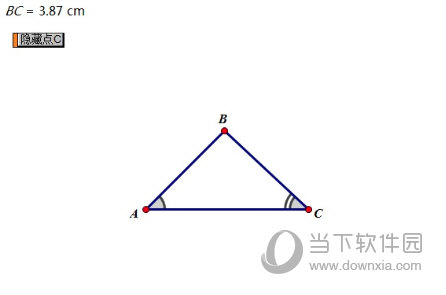 几何画板如何创建文字操作按钮