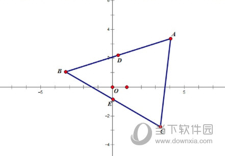 几何画板怎么验证三角形重心坐标公式