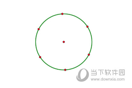 几何画板如何找圆的三等分点