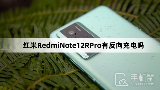 红米RedmiNote12RPro有反向充电吗