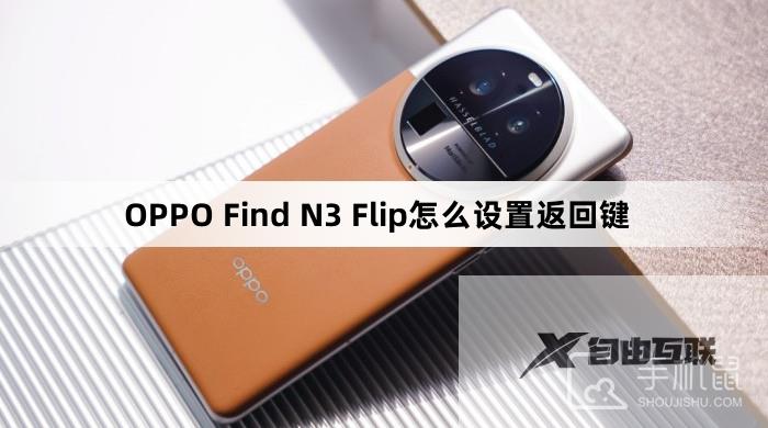 OPPO Find N3 Flip怎么设置返回键